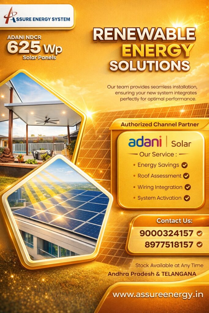 Solar power for apartments Telangana
