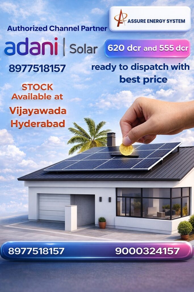 Adani Solar distributor in Hyderabad