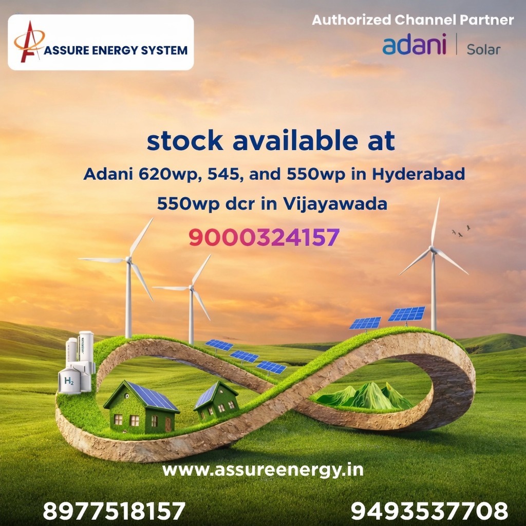 Authorized Adani Solar Panel Distributor in Telangana – Trusted Solar Energy Solutions