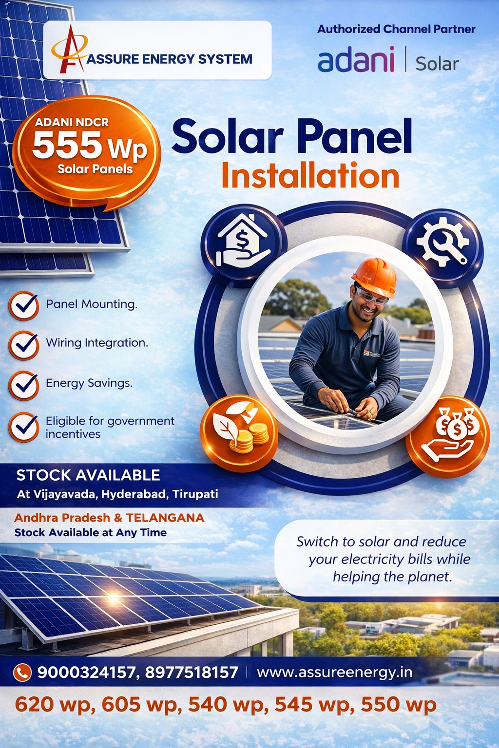 Best Adani Solar Rooftop Solutions Near Vijayawada – Trusted Solar Energy Systems