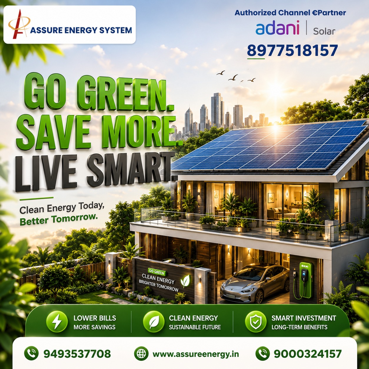 Adani solar Panels Distributors in vijayawada