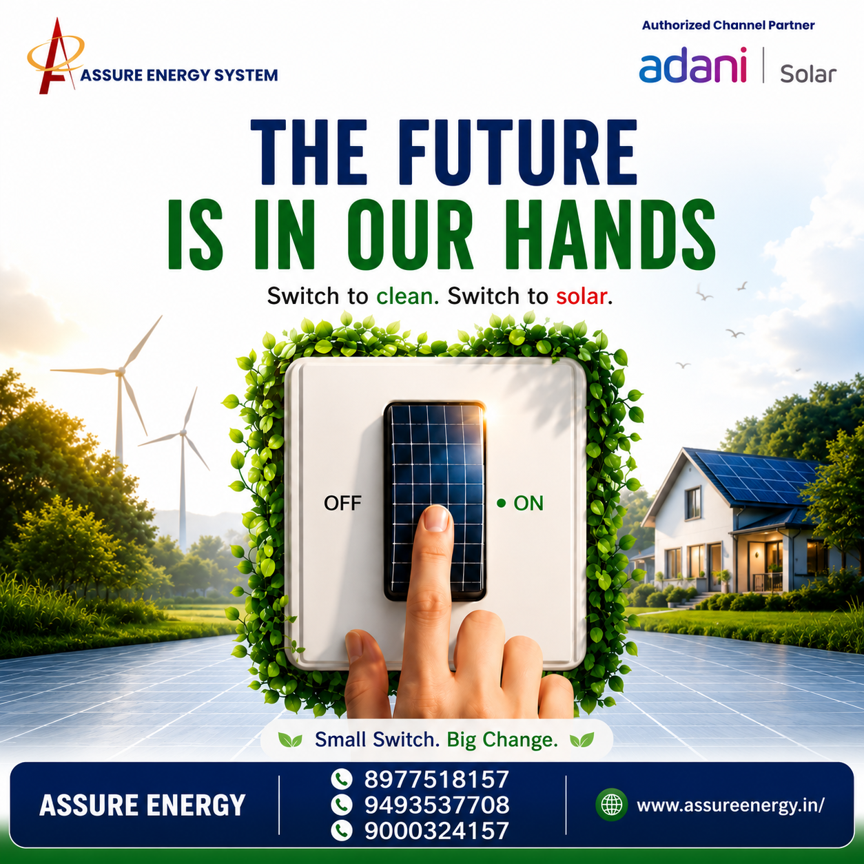 Adani Solar Panel Dealer – Best Price on TOPCon & Bifacial Solar Panels | assureenergy