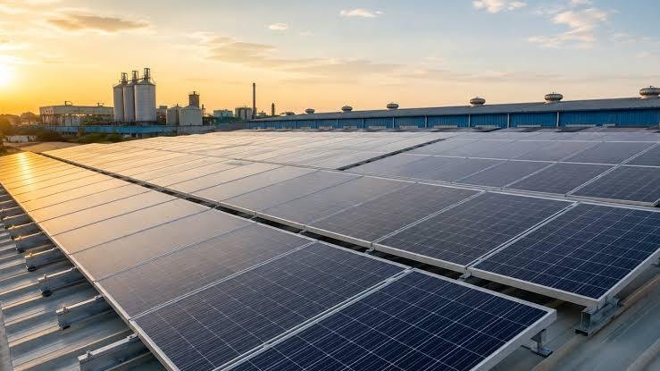 Commercial rooftop solar installation in Hyderabad